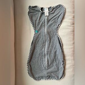 Gray Swaddle with Zipper